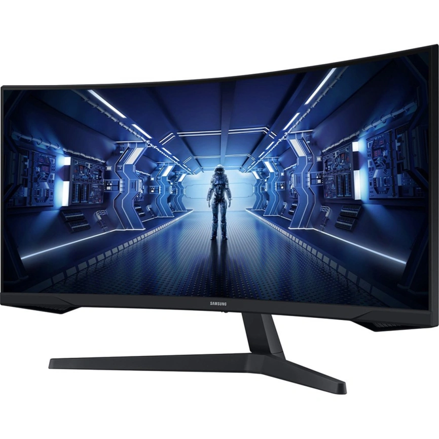 Монитор Samsung 34" Odyssey G5 C34G55TWWI Black (LC34G55TWWIXCI) фото 2