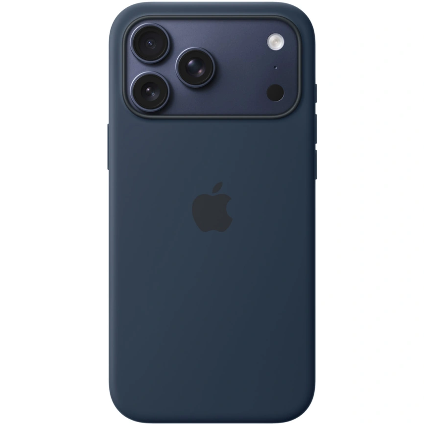 Чехол Apple Silicone Case with MagSafe для iPhone 17 Pro Midnight фото 1